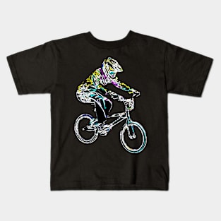 bmx racing Kids T-Shirt